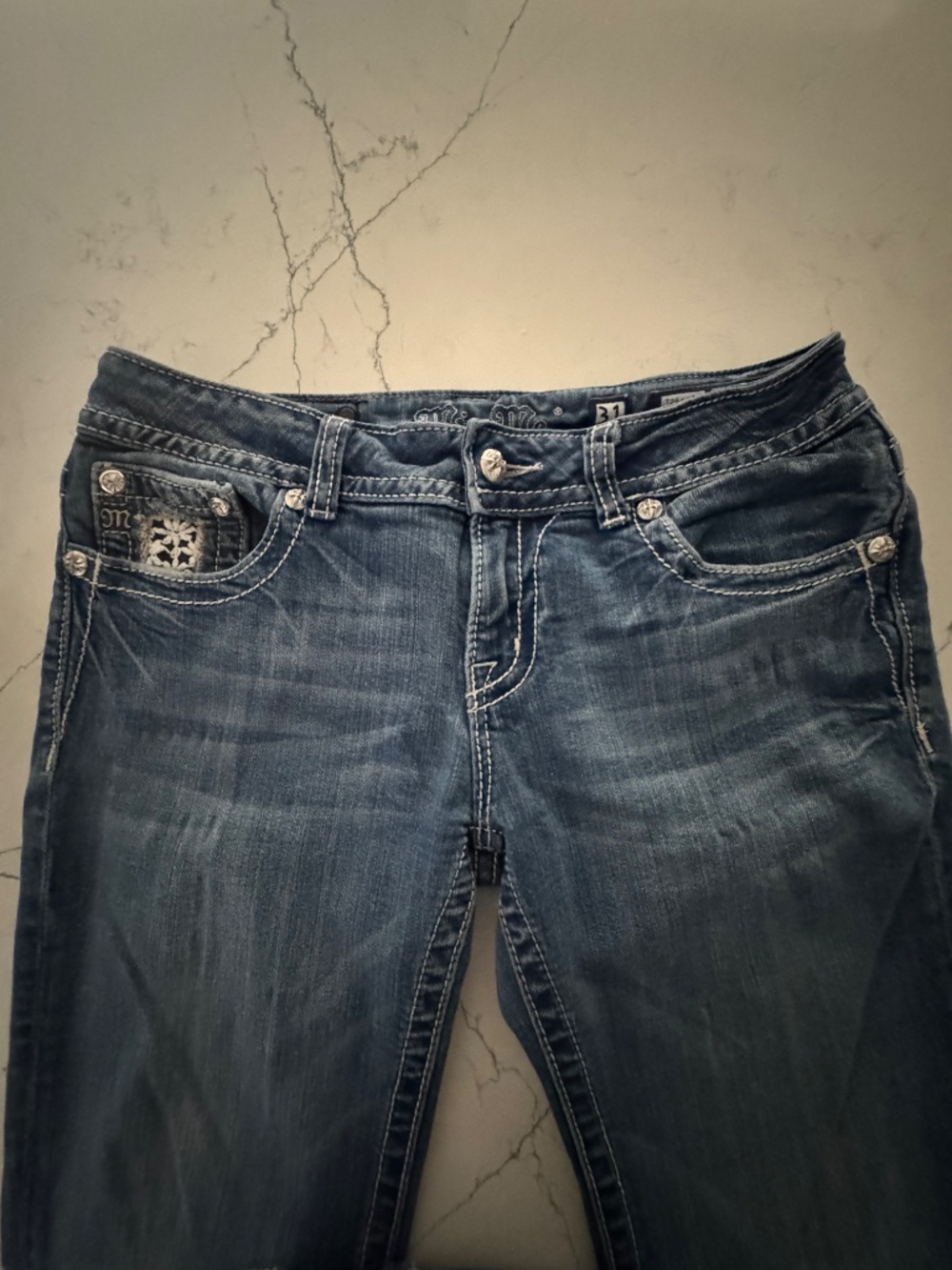 Miss Me Capri Jeans Size 31 - Picture 9 of 10